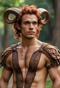 Renaissance Satyr Costume face swap