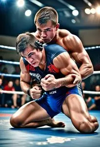 Combat Submission Wrestling face swap