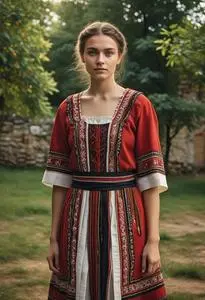 Croatian Traditional Dress face swap