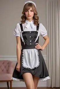 Crossdress Maid Outfit face swap
