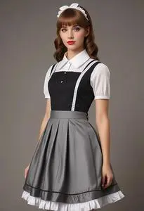 Crossdresser Maid Outfit face swap