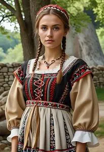 Croatian Folk Costume face swap