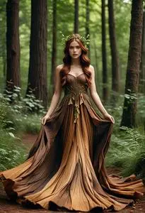 sachin and babi light blue dress Just Like You Wood Fairy Costume