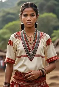 Kalinga Traditional Dress face swap