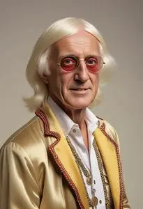 Jimmy Savile Fancy Dress face swap