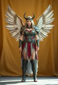 Valkyrie Costume Woman face swap