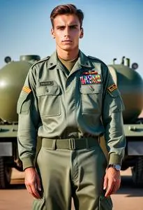 Army Tanker Uniform face swap
