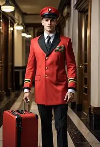 Bellhop Costume face swap