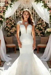 Binky Felstead Wedding Dress face swap