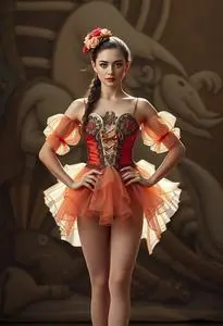 Ballerina Felicie Costume face swap