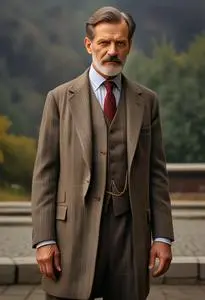 Sigmund Freud Costume face swap