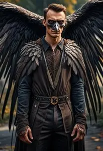 Vulture Wings Costume face swap
