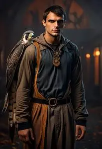 Peregrine Falcon Halloween Costume face swap