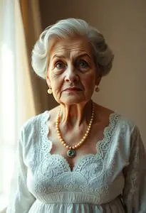 Grandmother Bride Dress face swap