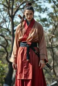 Katana Costume face swap