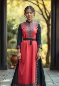 Nice Traditional Dress Woman face swap