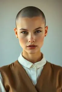 Balding Woman Hairstyle face swap