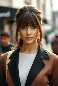 Eva Longoria Hairstyle Bangs face swap