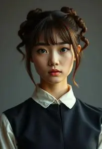 Four Locks Hairstyle face swap