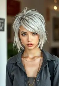 Silver Hair Pixie