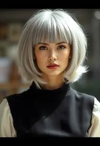 Woman Wig Hair Loss face swap