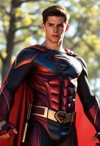 Christopher Reeve Young Superhero face swap