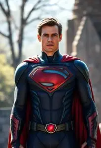 Christopher Reeve Son Superhero face swap