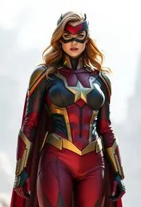 Linda Carter Superhero face swap