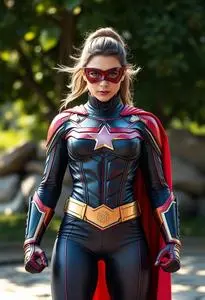 Lindy Carter Superhero face swap