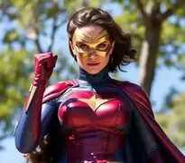 Lynda Carter Superhero face swap