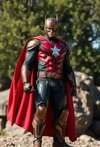 Mile Boot Superhero face swap