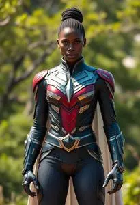 Michaela Coel Wakanda Forever Superhero face swap
