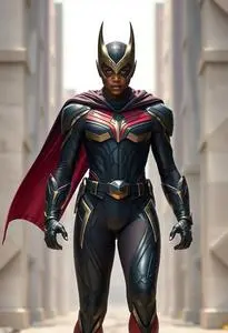 Michaela Coel Wakanda Forever Superhero face swap