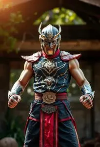 Ong Bak Muay Thai Warrior Superhero face swap