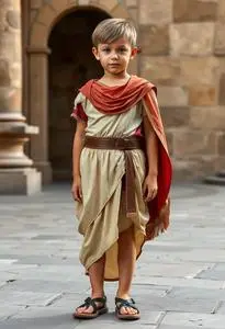 Child Julius Caesar Costume Face Swap