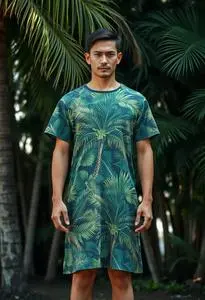 Palm Tree Dress face swap