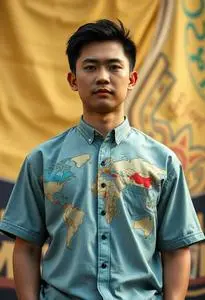 Funny Geography Shirts face swap