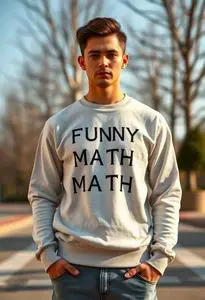 Funny Math Sweatshirts face swap