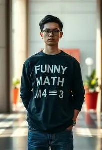 Funny Math Shirt face swap