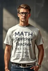 Funny Math Teacher Shirts face swap
