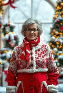 Ellen Griswold Christmas Outfit Costume Face Swap