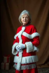 Martha May Santa Outfit face swap