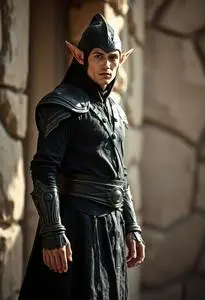 Dark Elf Costume Man face swap