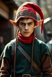Angry Elf Costume face swap