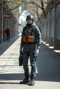 Metro Man Costume face swap