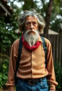 Tommy Chong Costume face swap