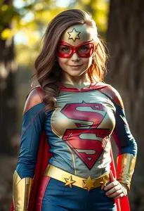 Supergirls Superhero face swap