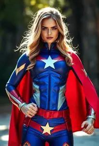 Supergirls Superhero face swap