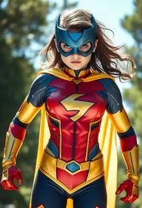 Supergirls Superhero face swap