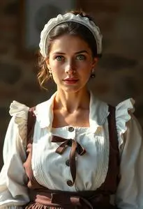 Victorian Housekeeper Costume face swap